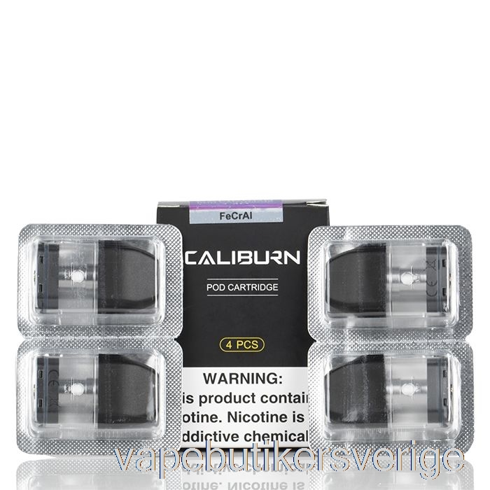 Vape Sverige Uwell Caliburn Ersättningsskidor 1,4ohm Caliburn Pods